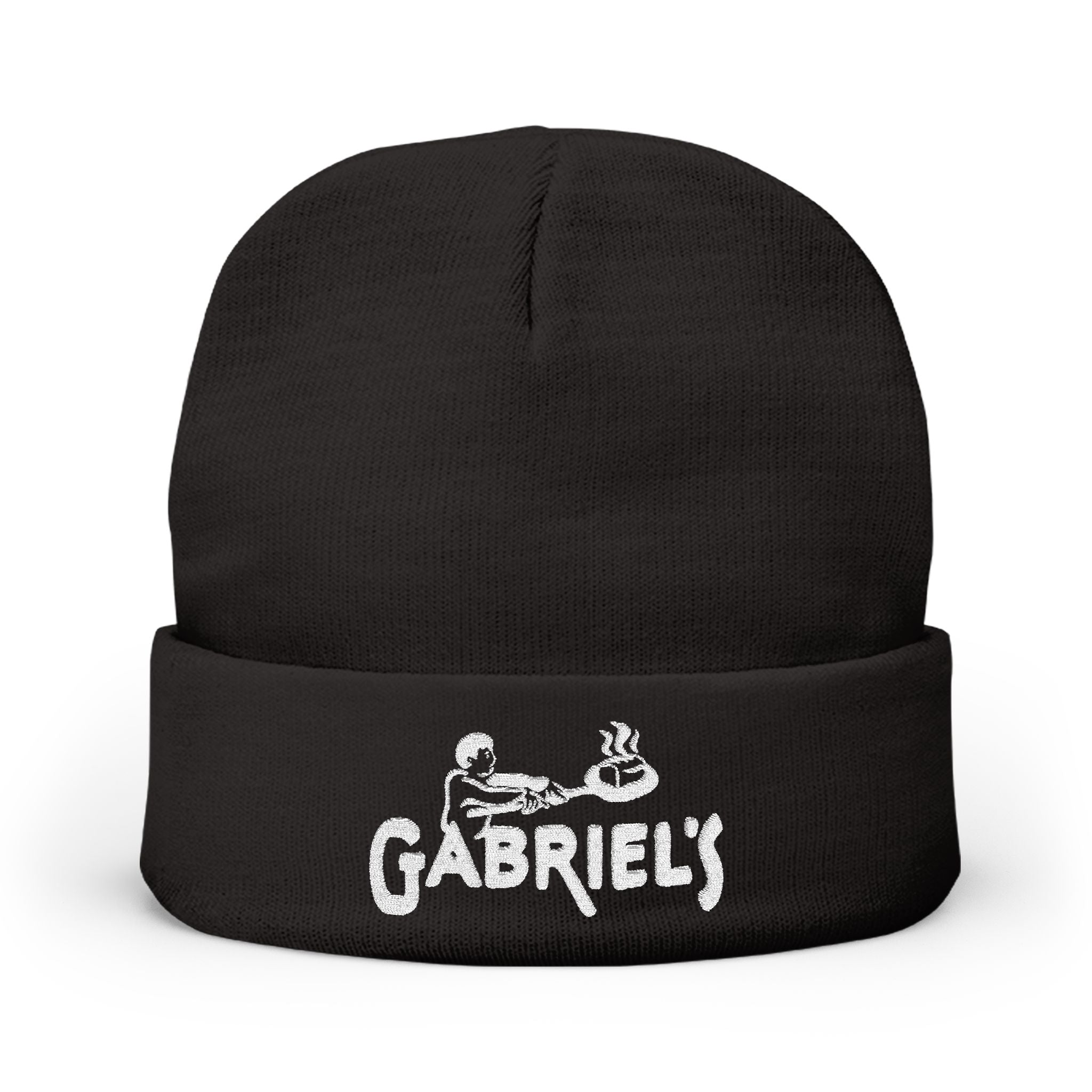 Classic Logo Embroidered Knit Beanie
