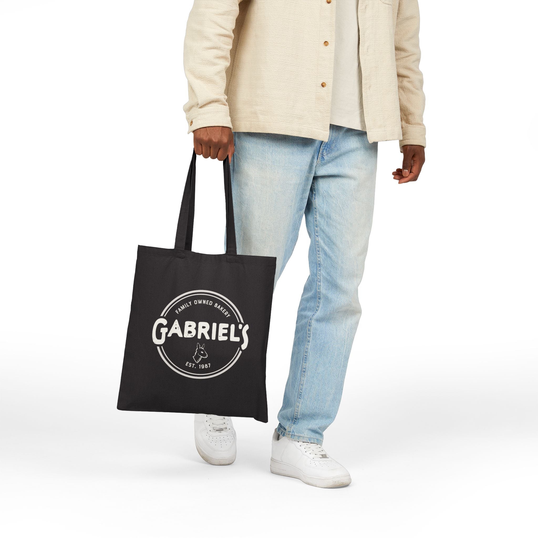 Vintage Logo Canvas Tote Bag