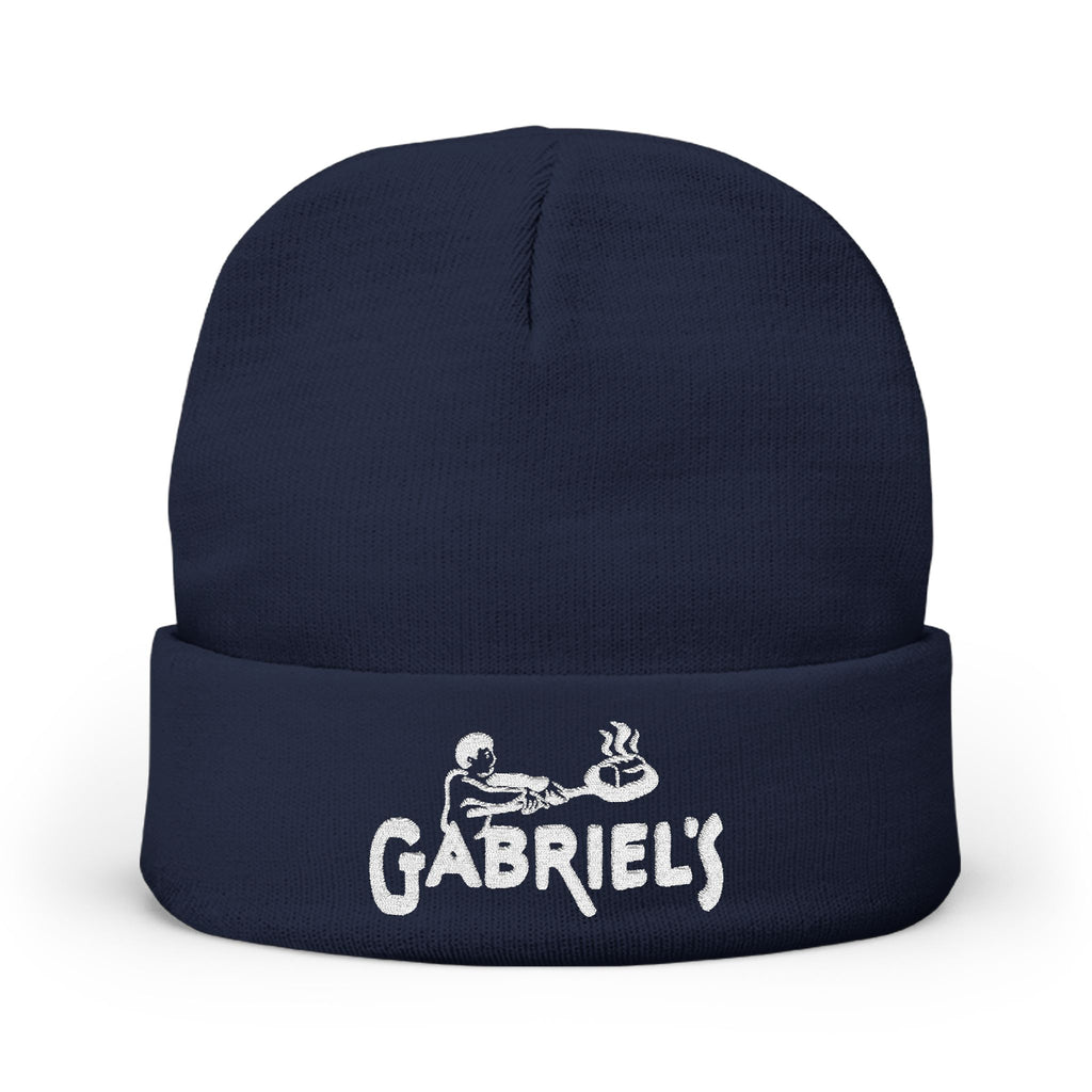 Classic Logo Embroidered Knit Beanie