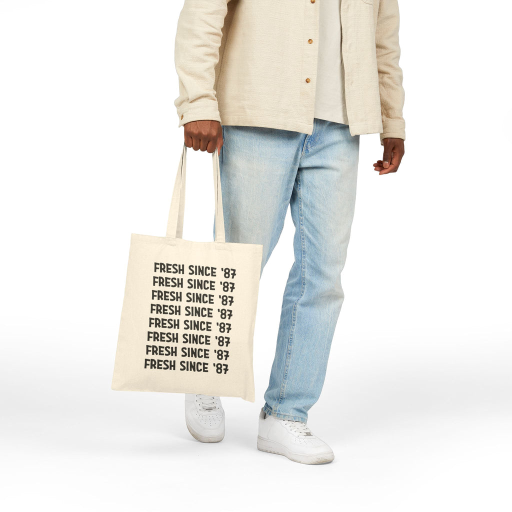 Fresh Since '87 Canvas Tote Bag